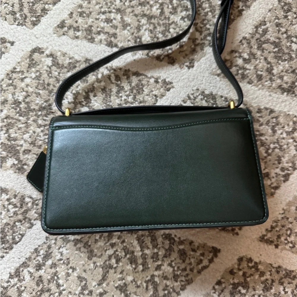 Coach Bandit Leather Crossbody Bag in Amazon Green - Picture 4 of 8